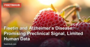 Fisetin and Alzheimer’s Disease: Promising Preclinical Signal, Limited Human Data