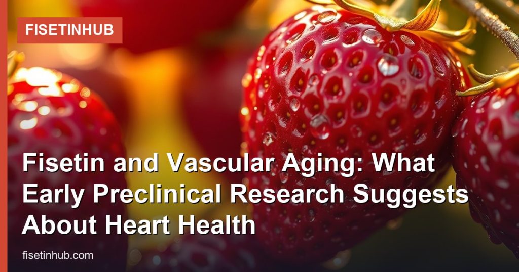 Fisetin and Vascular Aging: What Early Preclinical Research Suggests About Heart Health - FisetinHub
