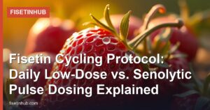 Fisetin Cycling Protocol: Daily Low-Dose vs. Senolytic Pulse Dosing Explained