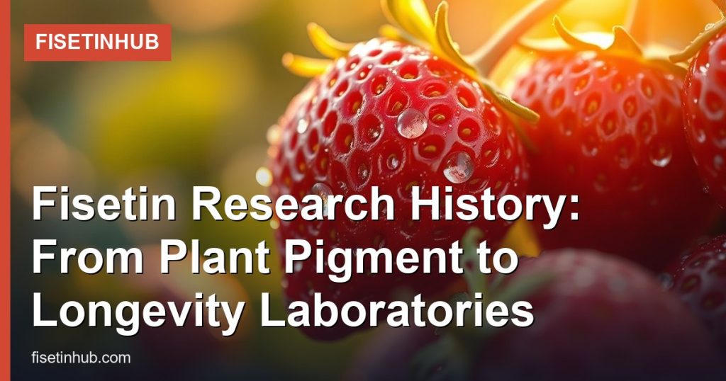 Fisetin Research History: From Plant Pigment to Longevity Laboratories - FisetinHub