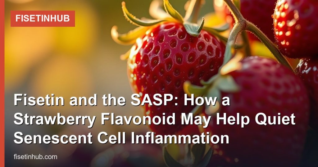 Fisetin and the SASP: How a Strawberry Flavonoid May Help Quiet Senescent Cell Inflammation - FisetinHub