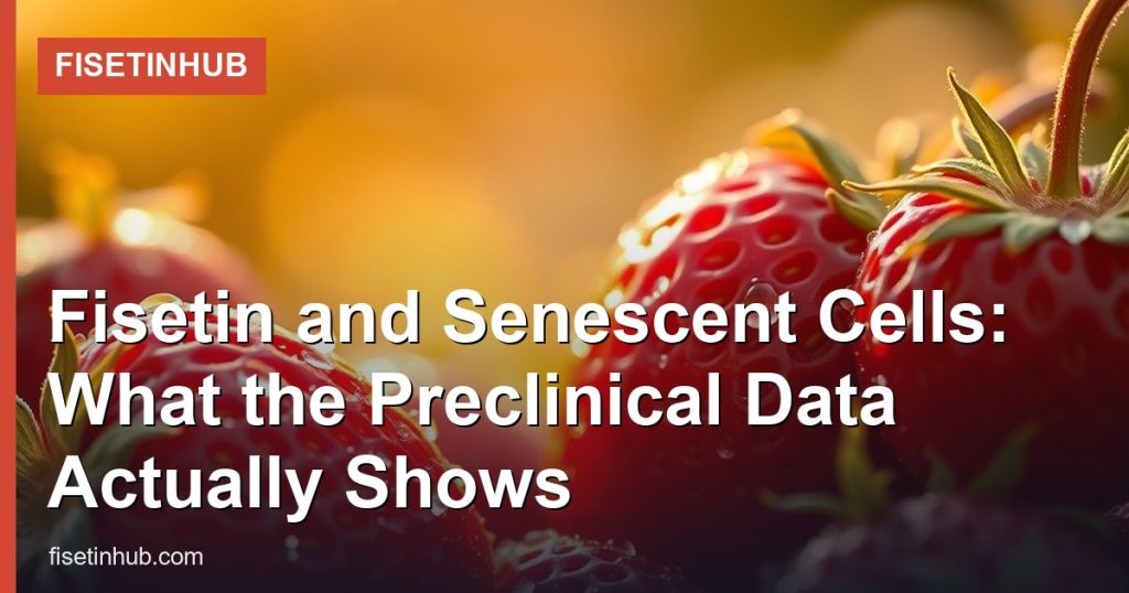 Fisetin and Senescent Cells: What the Preclinical Data Actually Shows - FisetinHub