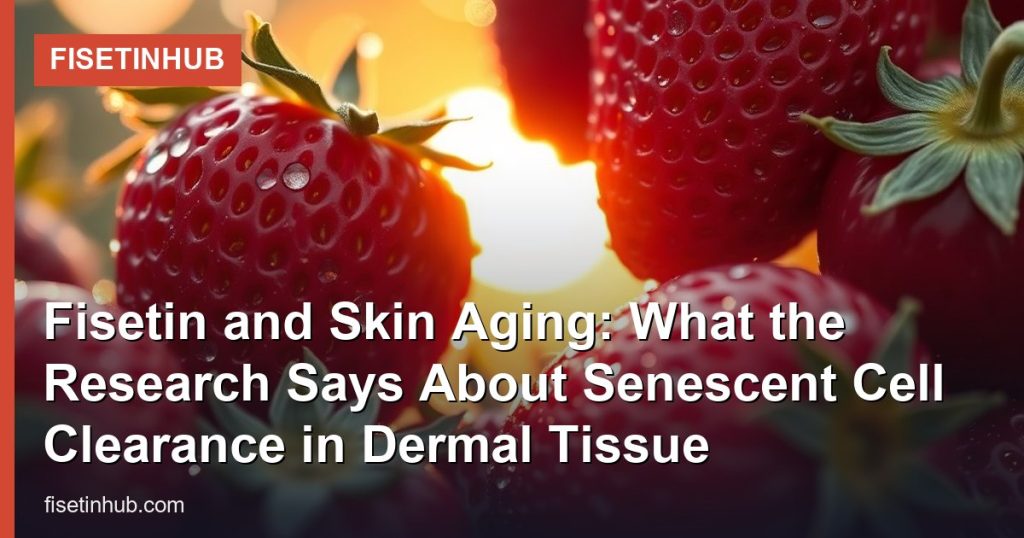 Fisetin and Skin Aging: What the Research Says About Senescent Cell Clearance in Dermal Tissue - FisetinHub