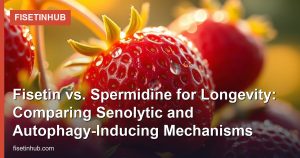 Fisetin vs. Spermidine for Longevity: Comparing Senolytic and Autophagy-Inducing Mechanisms